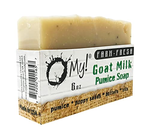 אוי! סבון חלב עיזים סבון 6oz | מיוצר עם חלב עיזים עם חווה | ללא פרבנים ועוד | ארהב בעבודת יד